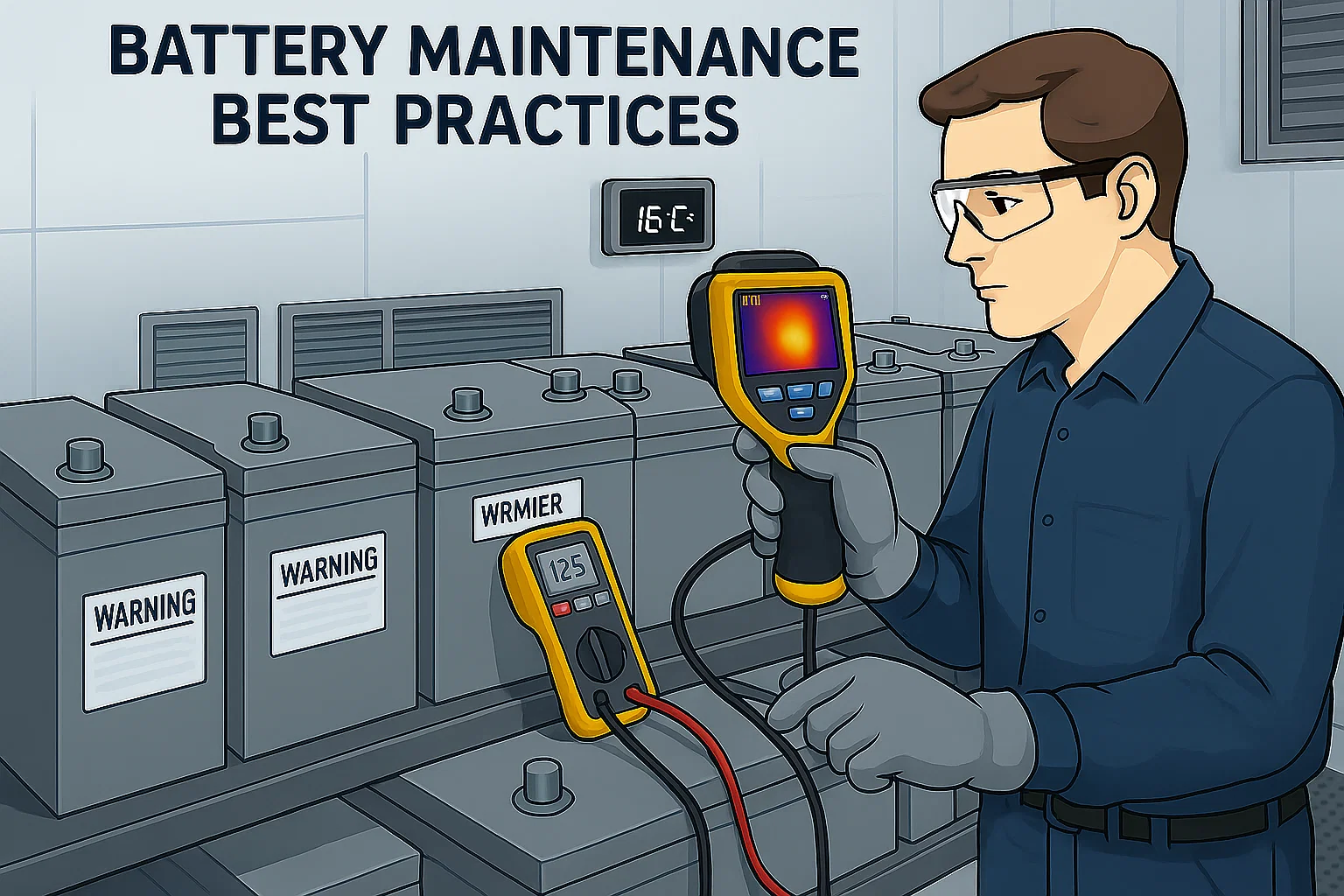 Battery Maintenance Best Practices: Maximizing UPS & Backup System Reliability